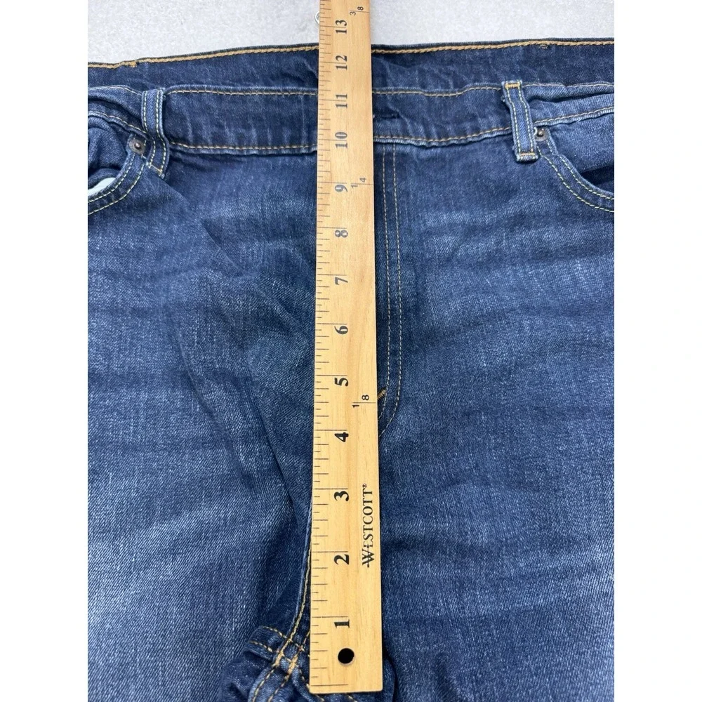 Levis 569 Jeans Men‎ 40x32 Blue Loose Baggy Straight Whisker Distress Denim